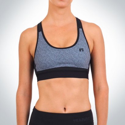 Women&#039;s TL Camo Bra สปอร์ตบรา เทรนนิ่งแล็บ รุ่นคาโม สีเทา